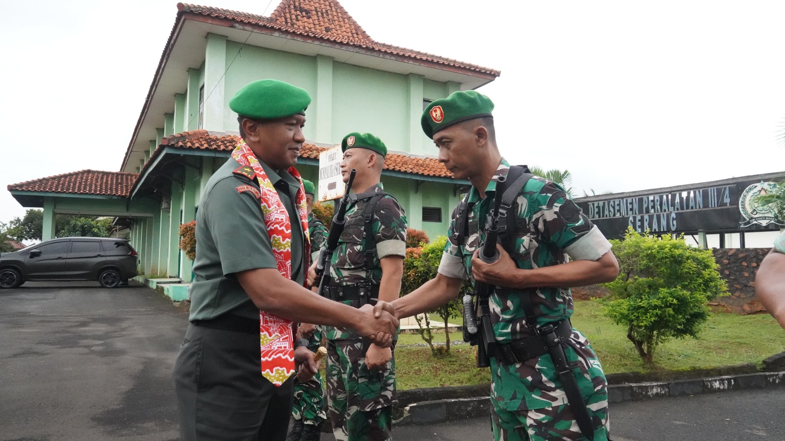 Danrem 064/MY Tekankan Disiplin dan Etika Prajurit Saat Kunker ke Kodim 0602/Serang.