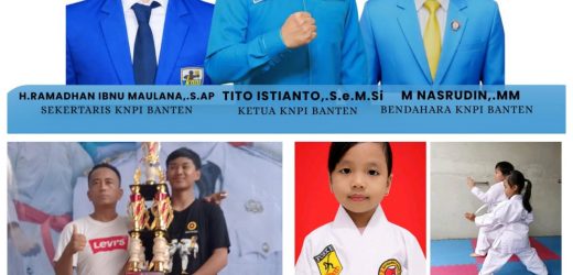 DPD KNPI BANTEN APRESIASI RAIHAN PRESTASI GEMILANG MURID TAMAN KANAK-KANAK (TK) ASAL KOTA SERANG DI KEJUARAAN KARATE