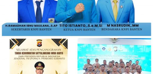 DPD KNPI BANTEN BERI UCAPAN SELAMAT KEPADA KAPOLDA BANTEN