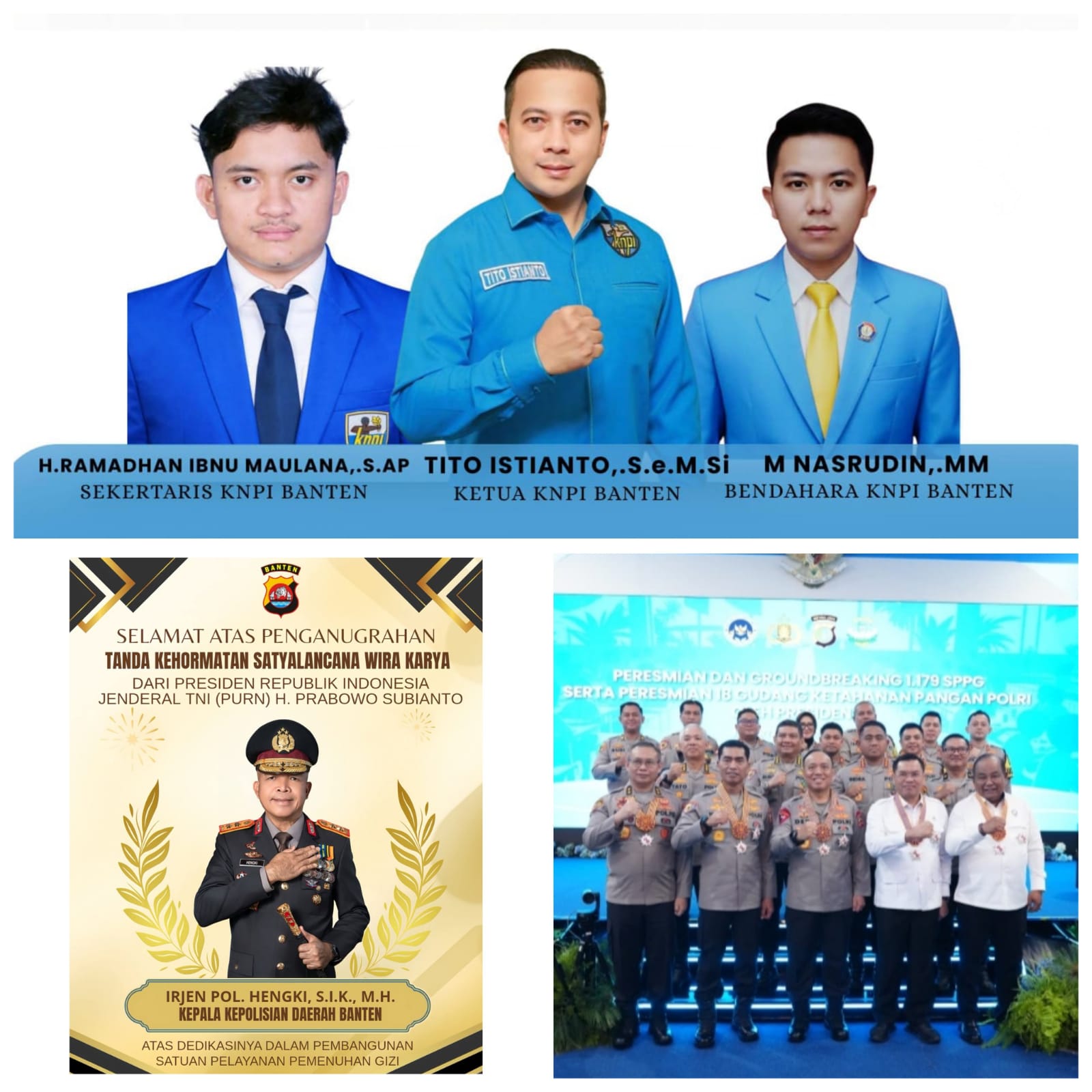 DPD KNPI BANTEN BERI UCAPAN SELAMAT KEPADA KAPOLDA BANTEN