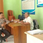 Kanit Binmas Polsek Bojongmanik Polres Lebak Temui Korwil Pertanian Kecamatan Bojongmanik Dukung Program Ketapang