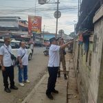 Satpol pp kota serang tertibkan pedagang pasar induk Rau demi kota serang bersih indah dan berbudi