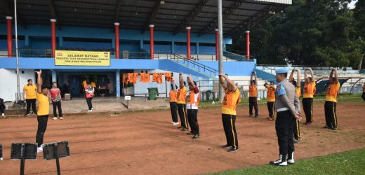 Jaga Stamina dan Kesiapan Tugas, Bag SDM Polres Lebak Gelar Tes Kesamaptaan Jasmani Periodik Semester I Tahun 2026