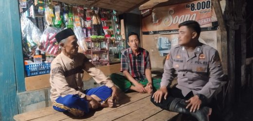 Kanit Binmas Polsek Sobang Polres Lebak Ajak Warga Jaga Kamtibmas