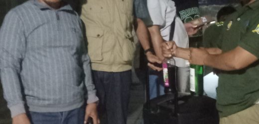 Agenda rutin satpol PP Kota serang gelar razia THM dan warung miras berkedok kios Jamu.