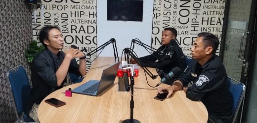 Polres Lebak Sosialisasikan Layanan 110 Lewat Radio dan Videotron