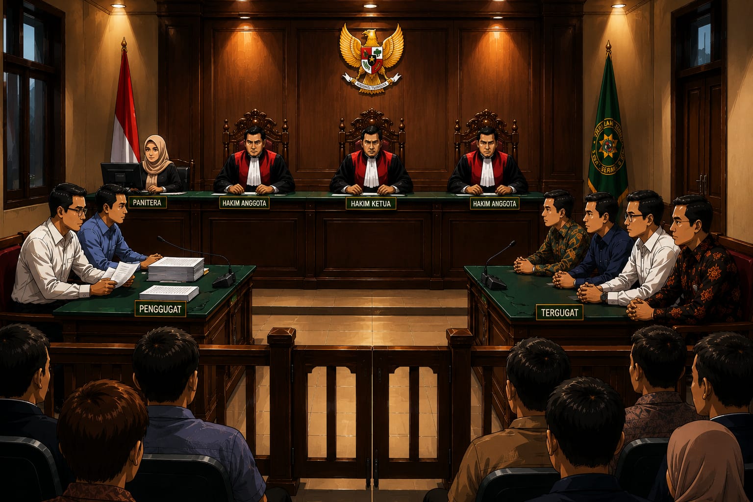 Majelis Hakim PN Serang Terima Penyempurnaan Gugatan PMH Warga terhadap Sekda Kota Serang