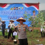 Kapolres Lebak Dampingi Kapolda Banten Penanaman 1.000 Pohon dan Resmikan Jembatan Merah Putih Presisi