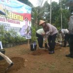Polres Pandeglang Tanam 4.000 Pohon Endemik di Jalur PT Villa Emas Gunung Pulosari