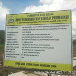 Proyek Milyaran Rupiah terpantau dikerjakan asal jadi diduga jenis matrial berkualitas rendah