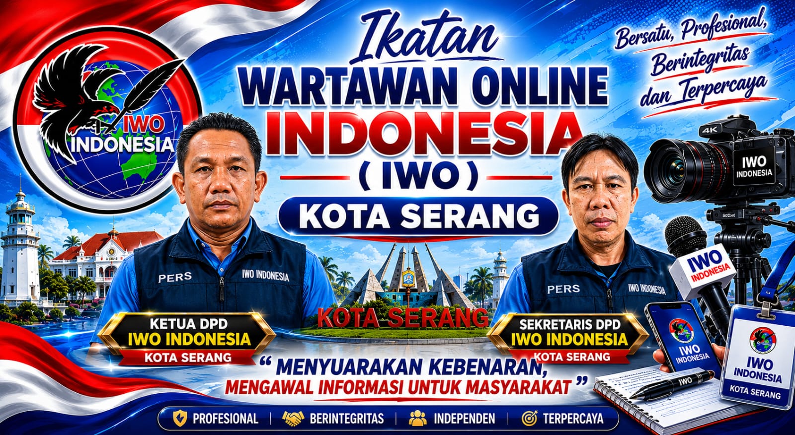 DPD IWO Indonesia Kota Serang Tegaskan Eksistensi Pers sebagai Pilar Kontrol Sosial dan Mitra Strategis Pembangunan