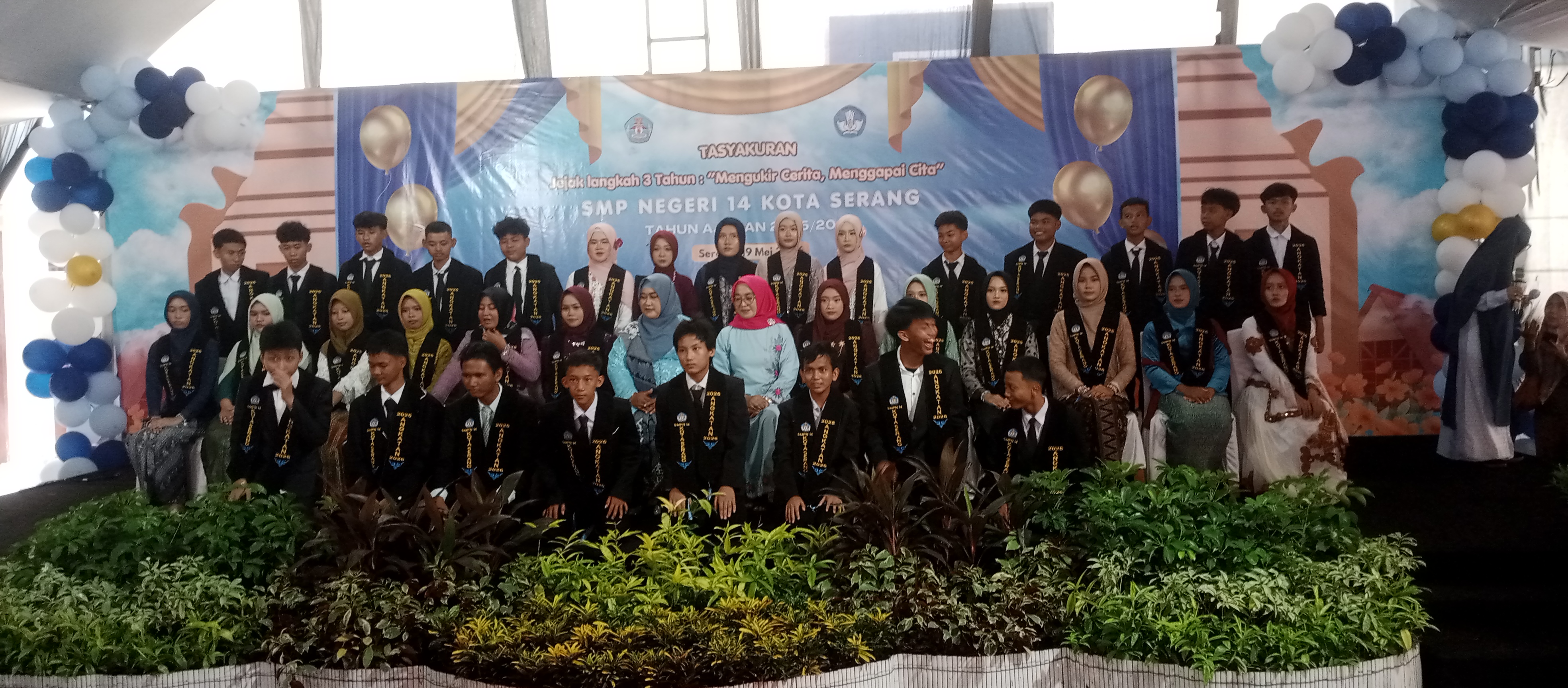 Tasyakuran jejak langkah 3 tahun menuju cerita menggapai cita” SMPN 14 kota serang angkatan 2025-2026