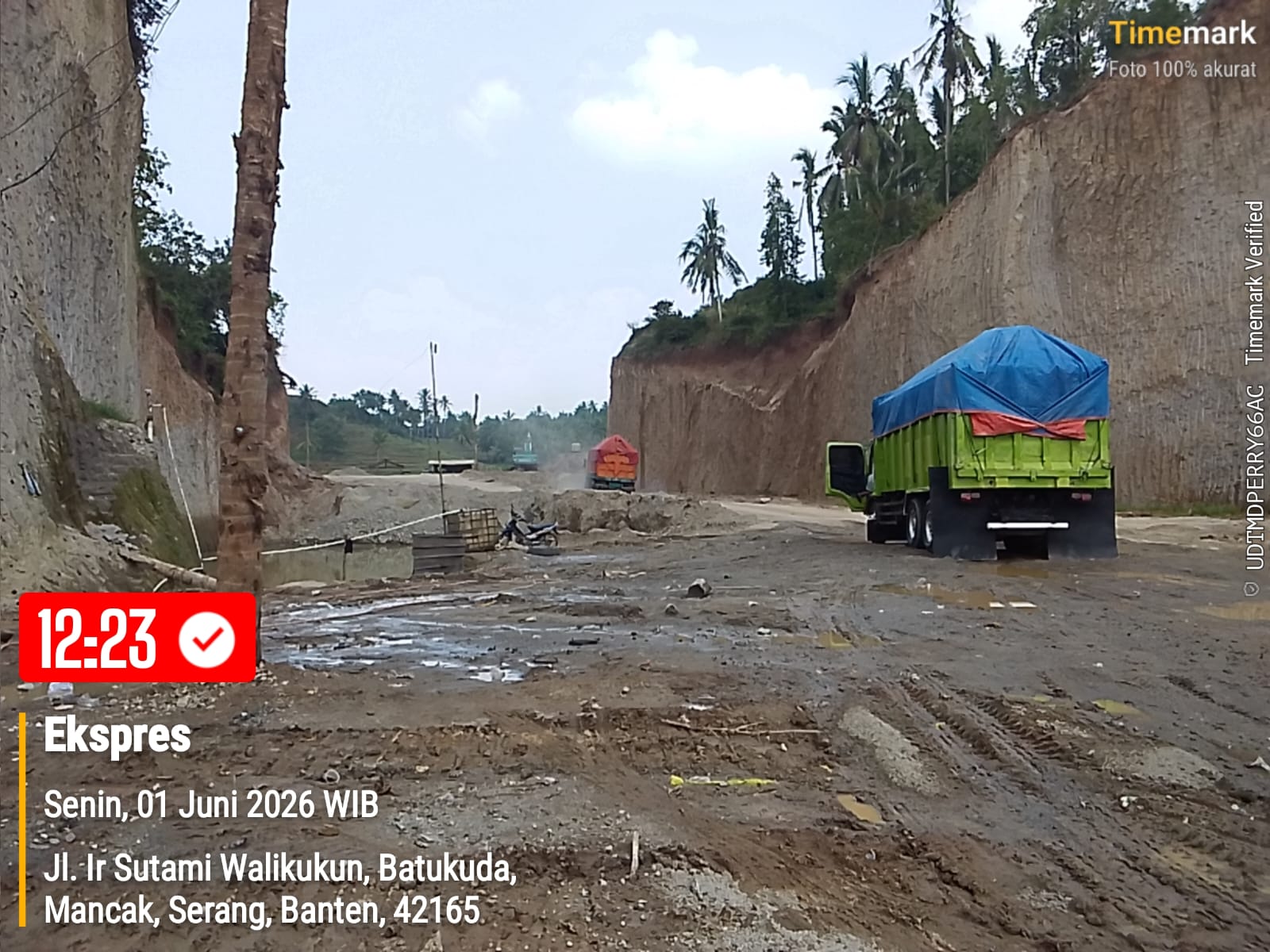 GALIAN TAMBANG PASIR MILIK HMJ DI LINGKAR SELATAN KOTA CILEGON DISOROTI AKTIVIS BANTEN
