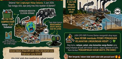LKBH KNPI Banten Serukan Perlawanan Terhadap Kejahatan Lingkungan, Buka Posko Pengaduan Bagi Masyarakat
