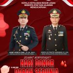 Kapolres Lebak: Donor Darah Adalah Wujud Nyata Kepedulian terhadap Kemanusiaan