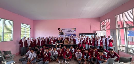 RELIMA Perpusnas RI Lokus Dharmasraya Goes to School: 75 Siswa SMK Start Up Dara Jingga Ikuti Seminar Literasi Sastra