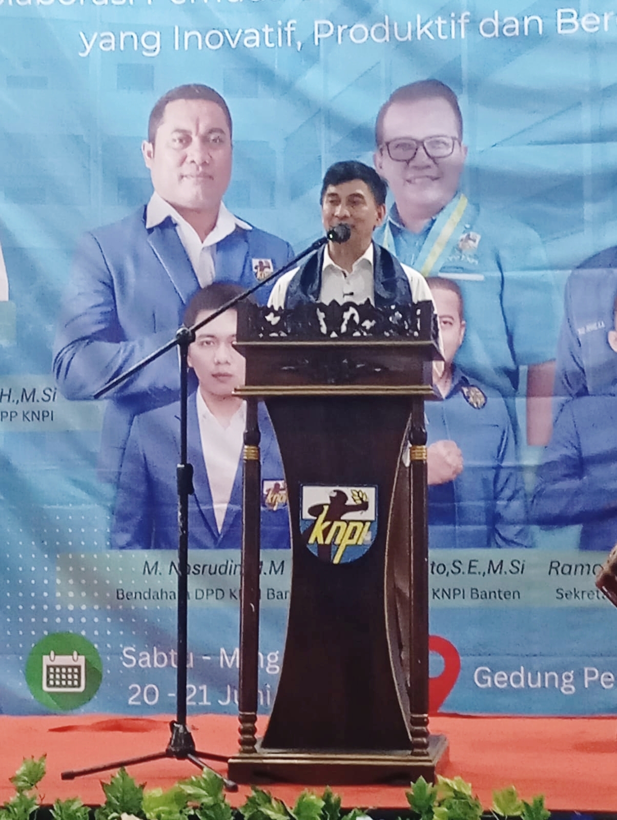 Buka Rakerda KNPI Banten, Wagub Dimyati: Pemuda Adalah Pelopor