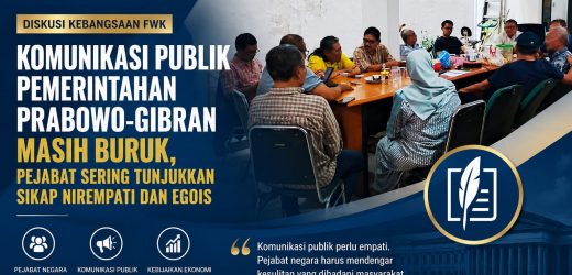 KOMUNIKASI PUBLIK PEMERINTAHAN PRABOWO-GIBRAN MASIH BURUK, PEJABAT SERING TUNJUKKAN SIKAP NIREMPATI DAN EGOIS