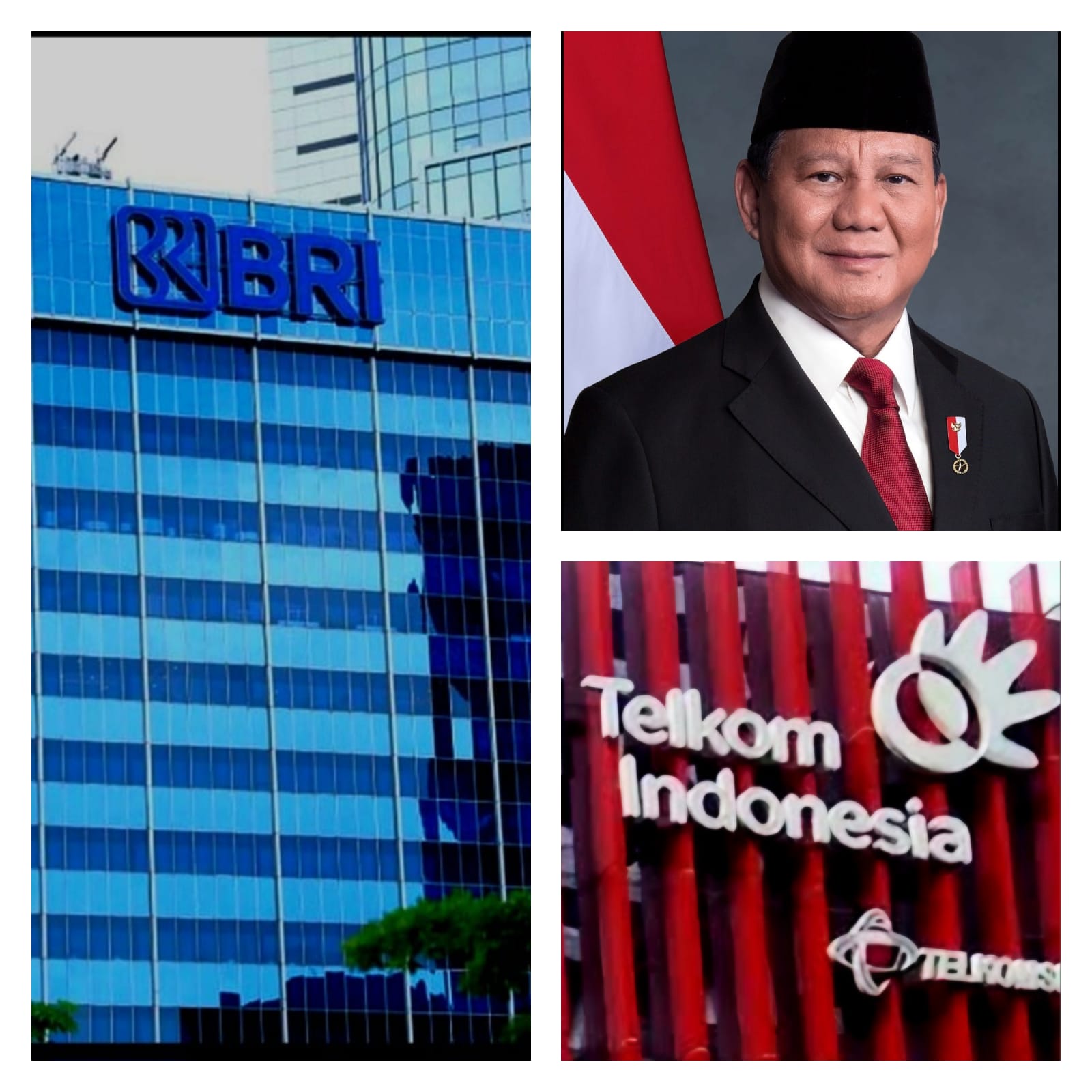 BANK BRI dan TELKOM Kian Rusak. Korupsi Lagi RP.2 Trilyun. Presiden Prabowo Didesak Ganti Direksi dan Komisaris.