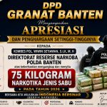 Budi Tjoanda puji kinerja Ditresnarkoba Polda Banten bongkar peredaran 75 kg sabu