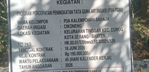 *Proyek Irigasi Rp390 Juta di Tinggar Curug Diduga Dikuasai Oknum Staf Kelurahan, Mutu dan K3 Dipertanyakan,  *Dua Paket Senilai Rp195 Juta Atas Nama Kelompok Berbeda, Diduga Dikoordinir Satu Pihak dan Dapat “Backup” Oknum Media*
